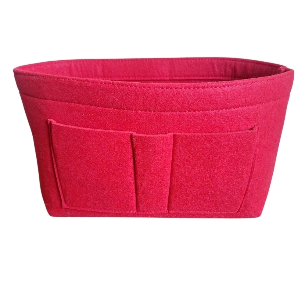 Premium Bag Red Felt Organizer - Picture 2 of 4